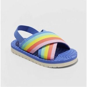 Wallis Sandals Rainbow Strappy Slingback Shoes